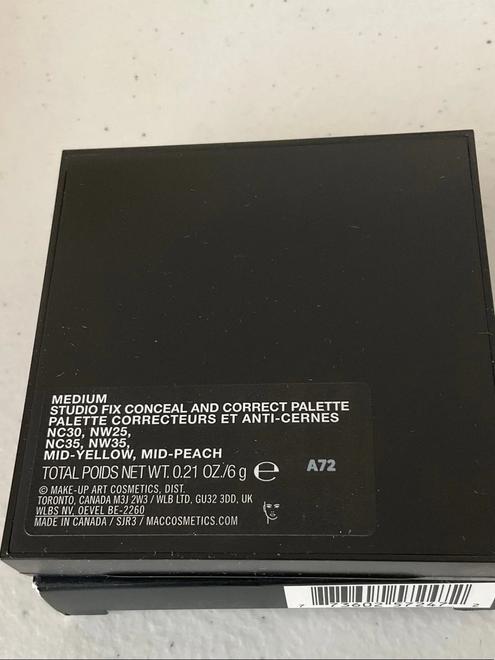 MAC Cosmetics Conceal & Correct Palette - Yellow and Peach Tones